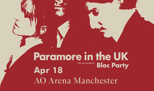 paramore: VIP Tickets + Hospitality Packages - AO Arena, Manchester